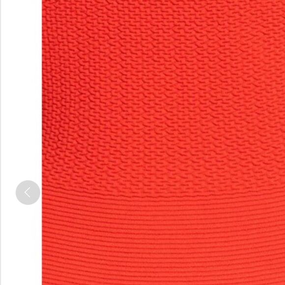 HUGO BOSS Fleala Knit Fit & Flare Dress Red Size Small - Picture 13 of 13